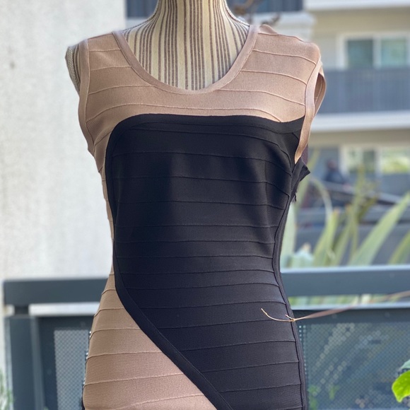 🔥 HERVE LEGER (midi dress)Paris/France 🇫🇷 - Picture 4 of 7